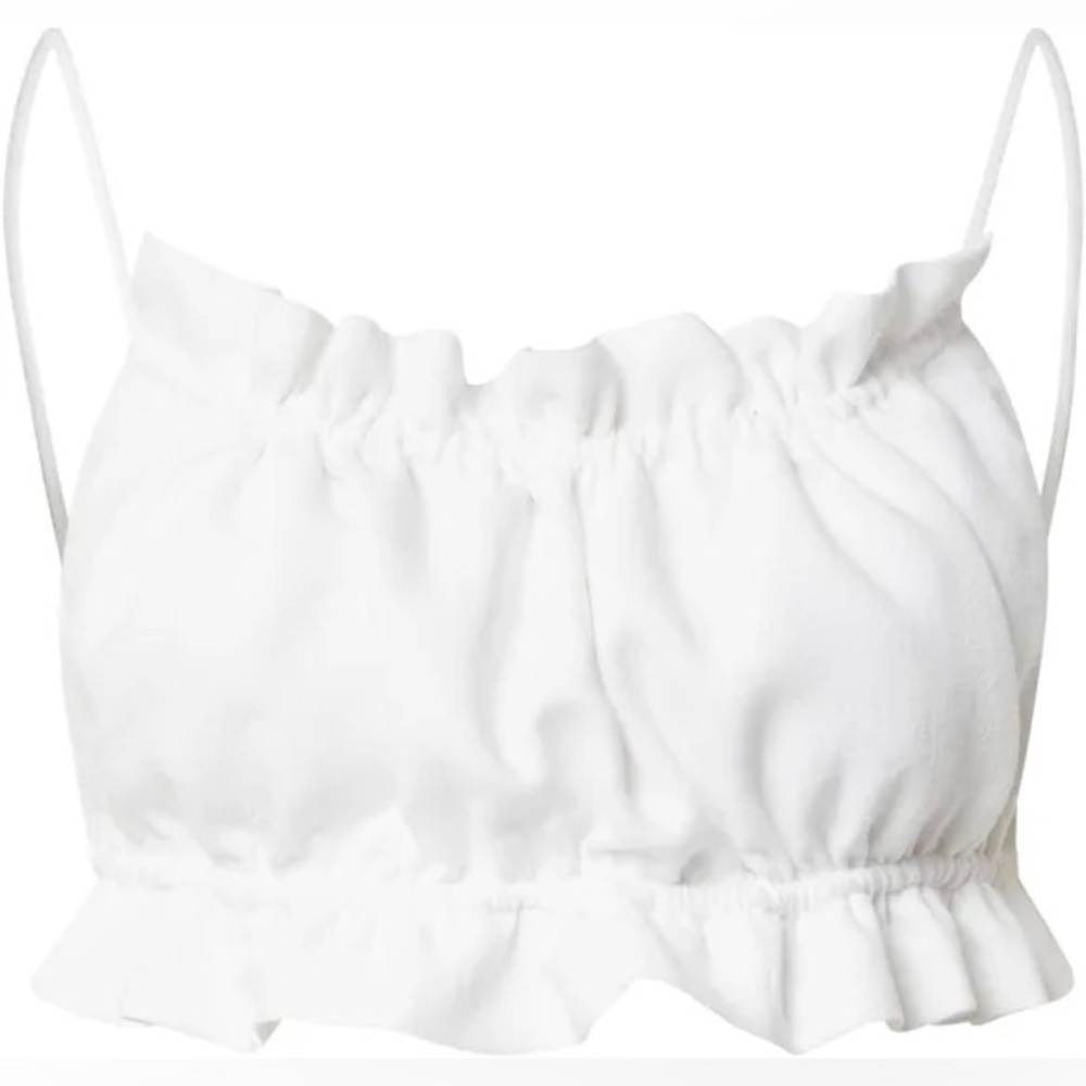 NWT Bardot The Barely There Top in Ivory Size Large/10 - Picture 3 of 7